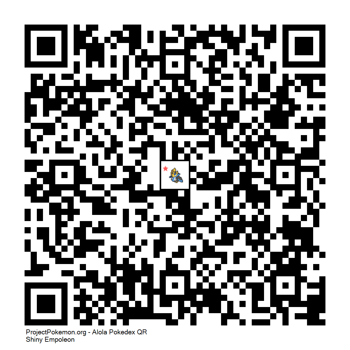 Cdigo QR de Empoleon variocolor